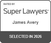 Rated By Super Lawyers | James Avery | Selected In 2026